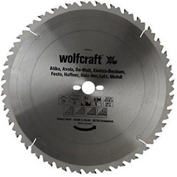 WOLFCRAFT 6668000 disco de sierra circular HM, 36 dientes, serie verde PACK 1