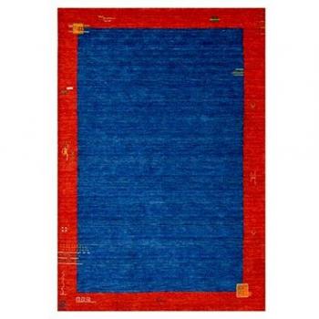 Handgewebter Morgenland Gabbeh Teppich BAROSSA Blau 180 × 120 cm
