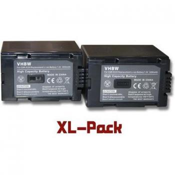 Batteries Li‑Ion 7,2 V 3200 mAh (x2) pour caméras Grundig BP‑10/8/9