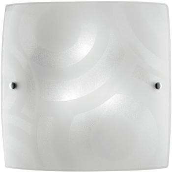 Plafoniera MIRO' in vetro bianco 40 cm