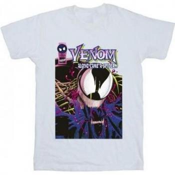 Herren T-Shirt Spider-Man Venom Lila XXL Weiß