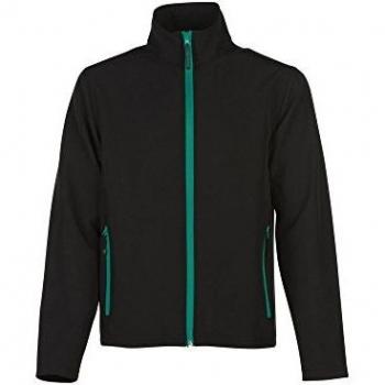 Giacca Softshell Bicolore Magellan Penduick Uomo Nero/Argento