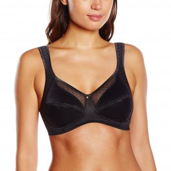Anita Women's 5828 Comfort Non-Wired Everyday Bra, Black, 36C
