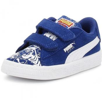 Calzature Bimbo Puma Blu Superman Città Taglia UK 5