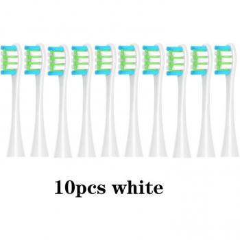 Oclean X/X Pro/Z1/F1/One/Air 2/SE Schallzahnbürste 10 Stück Ersatzbürsten mit DuPont-Borsten