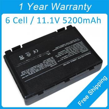 Asus 5200mAh Laptop Battery for K60 K50 K61 K70 P50 F82 X5JX X70A Pro5EA Pro5DAD A32-F52 A32-F82