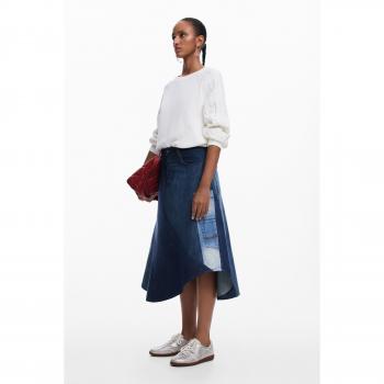 Mini Patchwork Denim Azul XS