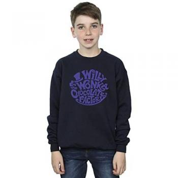 Blue Willy Wonka Adventure Hoodie for Boys