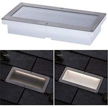 Paulmann Lampada da incasso a pavimento LED Brick, 10x20cm