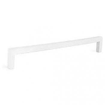 Tirador Zamak 128 con Superficie Blanca Opaca