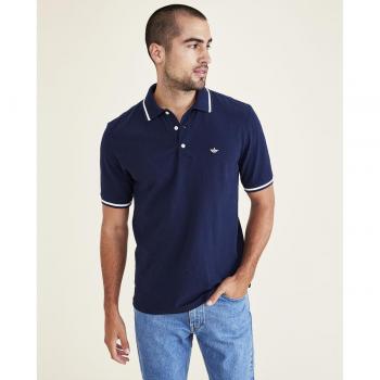 Polo Dockers Azul para Hombre, Corte Slim Fit