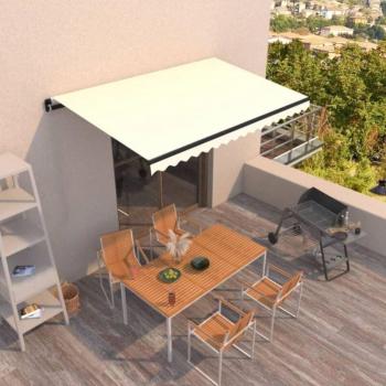 Auvent extensible crème 450x350 cm