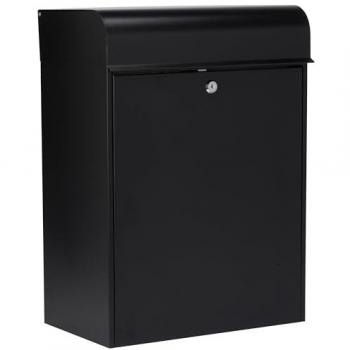 Burg-Wachter Lockable Heavy Duty Parcel Box, Black