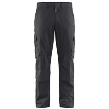 Pantalon de travail avec genouillères en gris