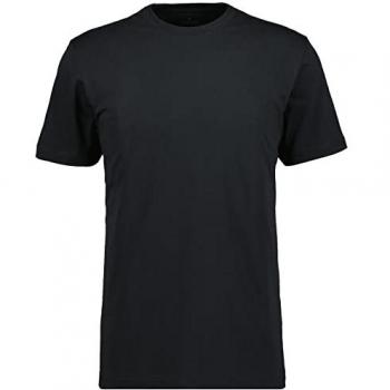 RAGMAN Männer-T-Shirt schwarz – 100 % Baumwolle