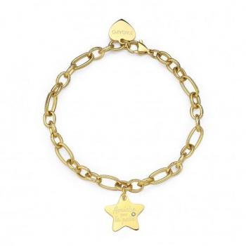 Pulsera S'AGAPò Amistad Eterna Charm Estrella Oro SBY023