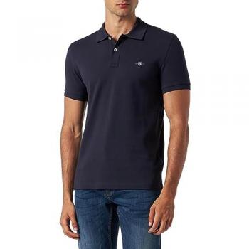 Polo Gant Slim Shield Piqué – Talla Ajustada para Hombre