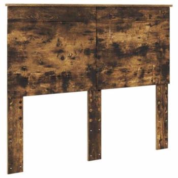 Bois d'ingénierie, tête de lit 135 cm, finition chêne fumé – Vidaxl