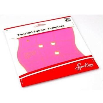 Sew Easy ERGG03.PNK Twisted Square Template 16½cm