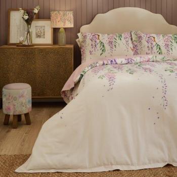 Mariposa Cotton Luxe Duvet Cover and Pillowcase Pair – Purple Edition