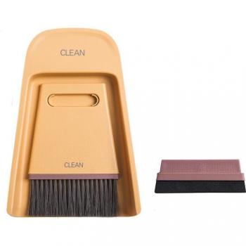Furry Mini Broom and Dustpan