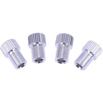 Adaptador de válvula de bicicleta, 4 Uds., cobre, Presta a Schrader