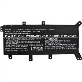 CoreParts PowerPack 4100 mAh per Asus – Colore Nero
