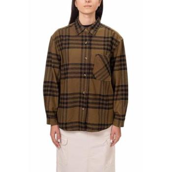 Timberland Flannel Camicia a Maniche Lunghe, Dark Olive, L