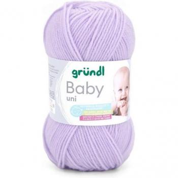 Baby Layette Fil à Tricoter – Grundl – Oeko‑Tex Approve – Violet 06