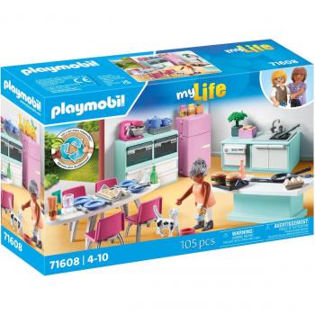 Cuisine Playmobil avec Ilôt Central