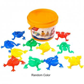 12‑Piece Mini Frog Finger‑Pressing Toys – Anti‑Crack, Effortless Jumping Toy for Kids