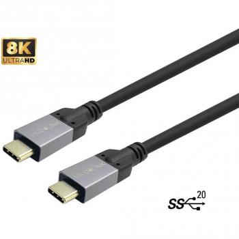 Vivolink PROUSBCMM0.5 – Cable USB‑C de 0.5 m, Negra, USB 3.2 Gen 2