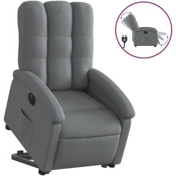 Fauteuil Électrique Confort Tissu Gris