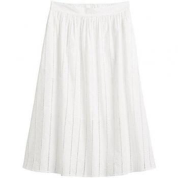 Marc O'Polo Weißer Midirock für Damen, Größe L