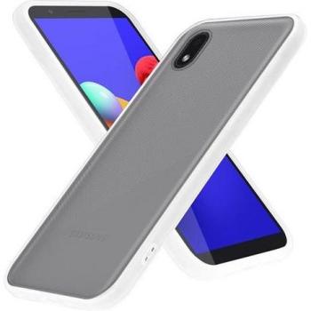 Custodia Trasparente Opaca Cadorabo per Galaxy A01 Core