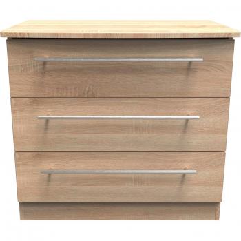 Bardolino Oak 3‑Drawer Ready‑Made Chest