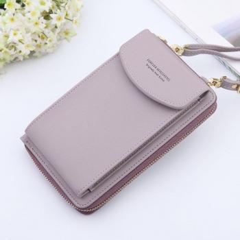 Bolso de mano con compartimento para teléfono