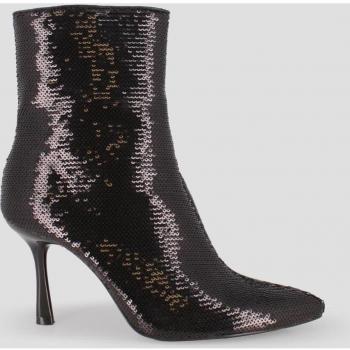 Botines de mujer con lentejuelas negras Blogger