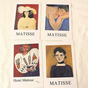 French Retro Abstract Art Photo Painting Set