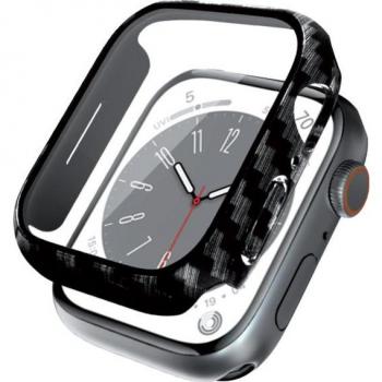 Crong Custodia Apple Watch – Case in vetro carbonio 41 mm