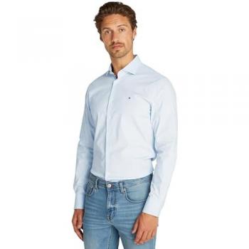Tommy Hilfiger Tailored Slim Fit Business-Hemd mit Kentkragen Modell 'Parker', Größe 41
