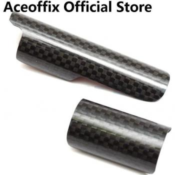 Autocollant de protection arrière en fibre de carbone pour vélo pliant