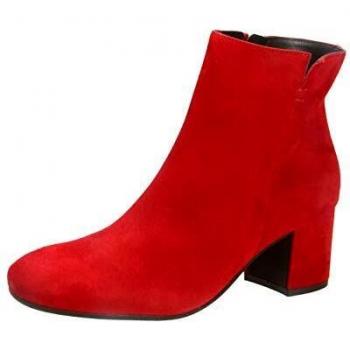 Paul Green Stiefelette 8997-125, Rauleder, Rot, Damen EU 6,5/40