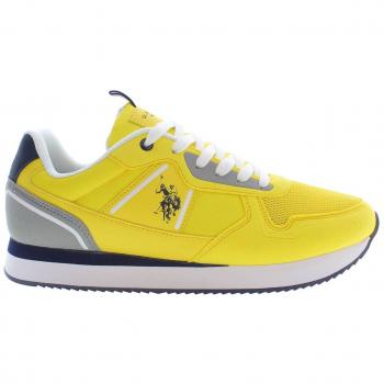 U.S. Polo Assn. Yellow Contrasting Detail Sneakers
