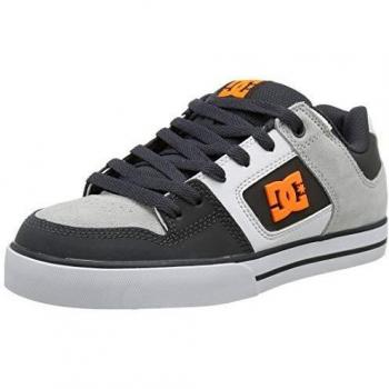 DC Shoes Pure, Scarpe da Ginnastica Basse, Uomo, Grigio (Dark Grey)