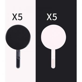 Juego de 10 ganchos decorativos para colgar en pared y puerta