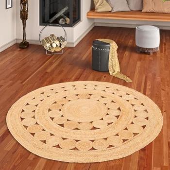 Rundteppich Jute Salsa Trend (160 cm)