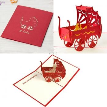 3D Pop-Up Weihnachtskarte