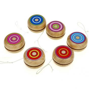 Classic Wooden Yo-Yo 4.5cm for Kids