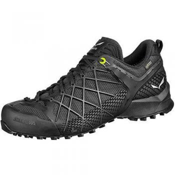 Salewa Wildfire GTX Zapatos de Montaña, Negro/Silver, Talla 43 EU